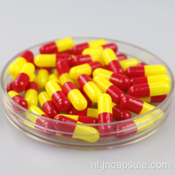 Maat 0 roodgele capsules